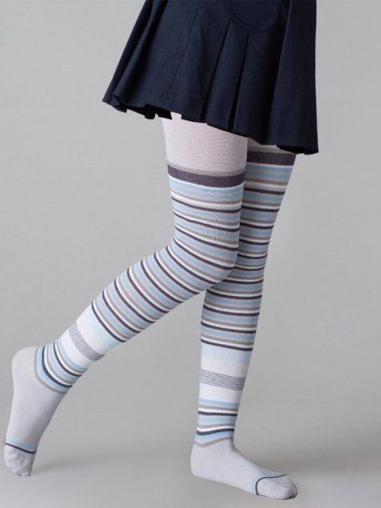 Children's tights, Omsa, 11P11-2 striped wholesale